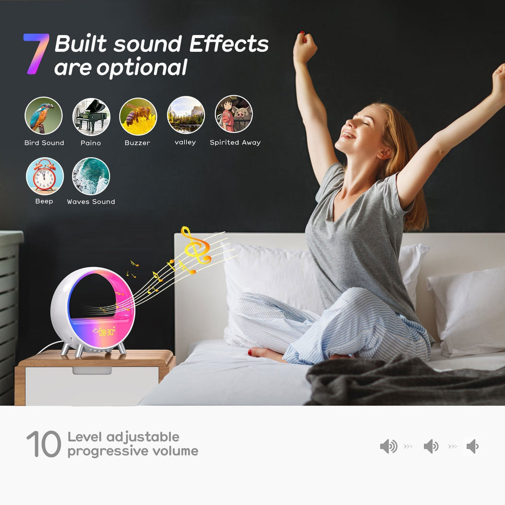 Smart Lamp Bluetooth Speaker and smart wireless charger