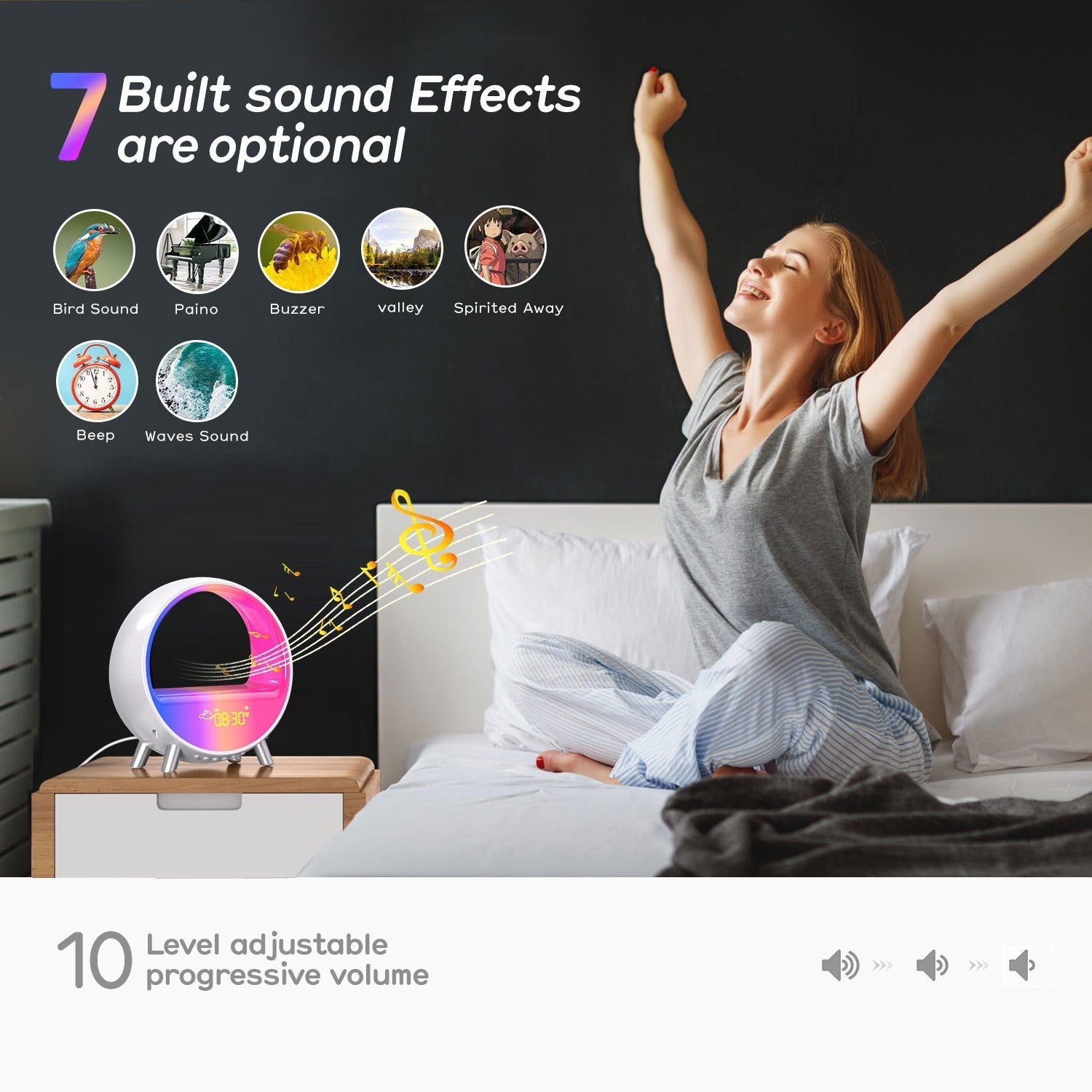Smart Lamp Bluetooth Speaker and smart wireless charger
