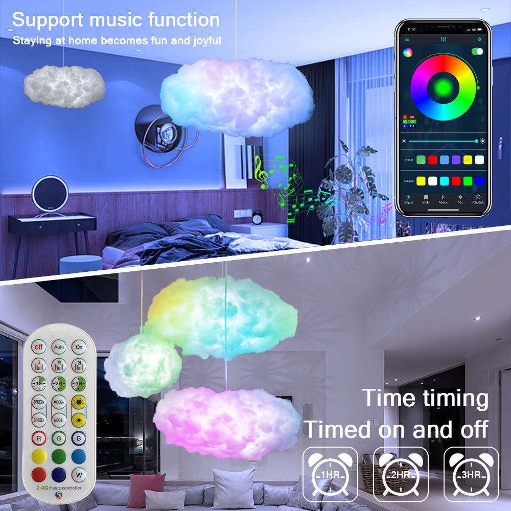 USB Cloud Light App Control Music Sync RGB Ambient Light